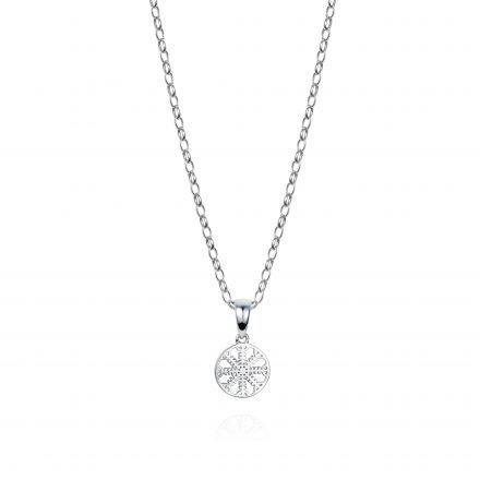Helm Of Awe Sterling Silver Necklace With XSmall Charm