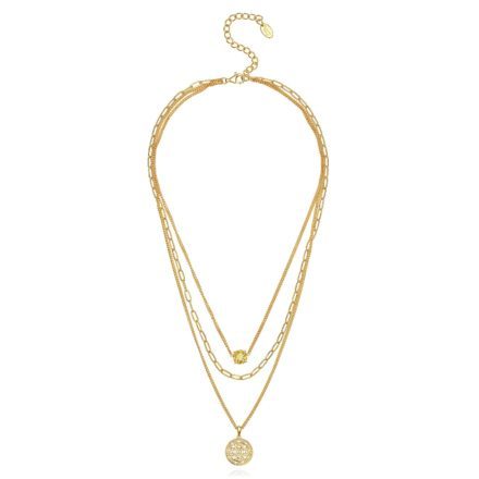 Baron Triple Necklace – 18K Gold Plated